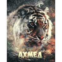 Ава с именем Ахмед с тигром